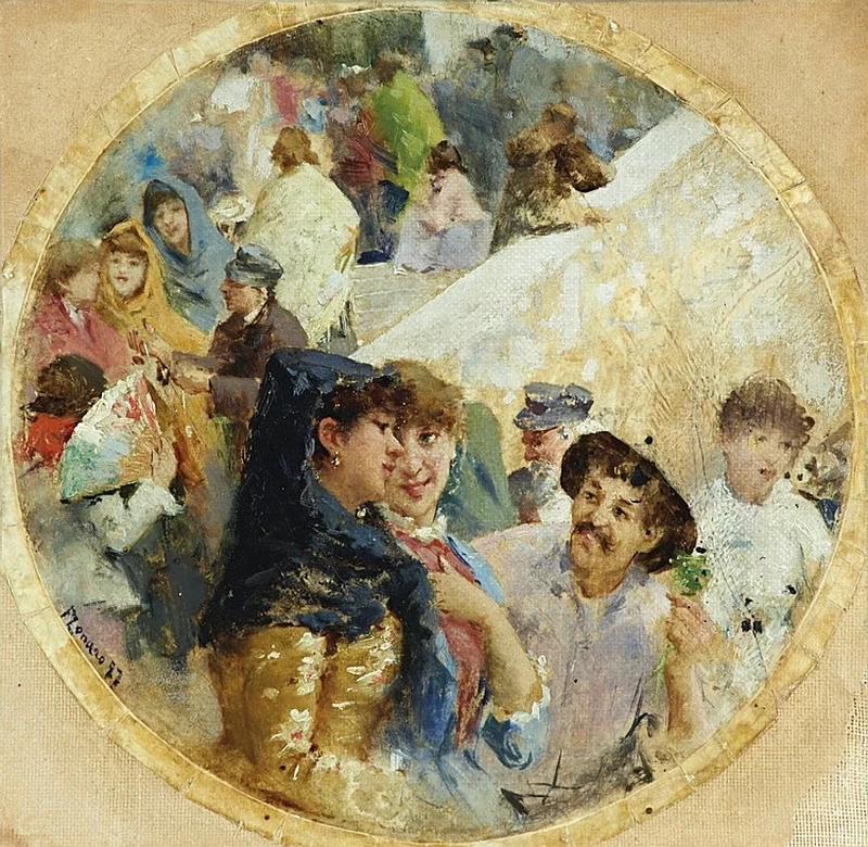 Alla festa di paese